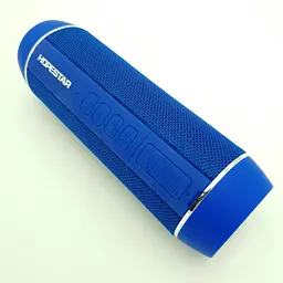 Бездротова акумуляторна колонка Bluetooth акустика з ліхтарем та кріпленням на кермо Hopestar P11 синій - мініатюра 6