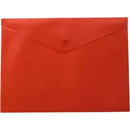 Папка-конверт BUROMAX А5 на кнопці матова червоний BM.3935-05