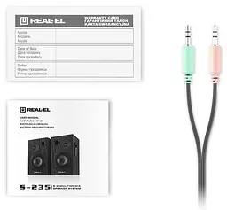 Акустична система Real-EL 2.0 S-235 Black (EL121200010) - мініатюра 7