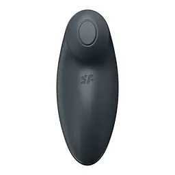 Вібростимулятор-пульсатор Satisfyer Tap & Climax 2 Grey, ефект постукування пальцем - мініатюра 3
