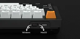 Клавіатура Keychron Q1 QMK Hot-Swappable Gateron Phantom Red RGB Knob Navy (Q1O1_KEYCHRON) - мініатюра 6