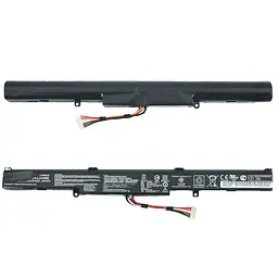 Батарея для ноутбука Asus A41-X550E (X450JF X550DP X751MD X751MA X750JA X751LA) 15V 2950mAh Чорний - мініатюра 2