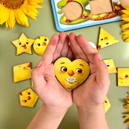 Дерев'яний пазл-вкладиш Ubumblebees Курчата PSD163  - мініатюра 5