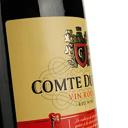 Вино Comte du Vals Rouge червоне сухе 0.75 л - мініатюра 3