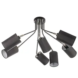 Люстра Brille стельова сучасна E14 40W BK (BL-549S/7) - мініатюра 3