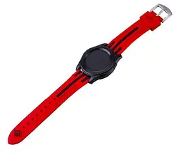 Силіконовий ремінець Primo Dart для годинника Huawei Watch GT 2/GT Active 46 мм Red Black - мініатюра 3