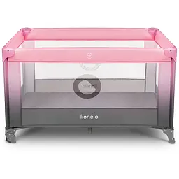 Манеж-ліжечко Lionelo Stefi Pink Ombre, рожево-сірий (LO-STEFI PINK OMBRE) - мініатюра 2