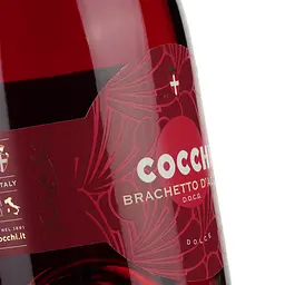 Ігристе вино Cocchi Brachetto d'Acqui, червоне, солодке, 7%, 0,75 л - мініатюра 3