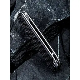 Ніж складаний кишеньковий Civivi Elementum, (7.5 см) Damascus / Carbon Fiber & G10 - мініатюра 13