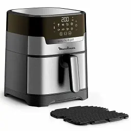 Аерогриль Moulinex EasyFry & Grill Digital 1550 Вт сірий (EZ505D10) - мініатюра 3