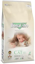 Сухий корм для кішок BonaCibo Lamb&Rice з ягнятком та рисом 5 кг