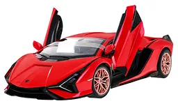 Машинка Lamborghini Sian FKP 37 червоний RASTAR модель 1:14 Автомобіль на дистанційному керуванні + пульт 2,4 ГГц - мініатюра 2