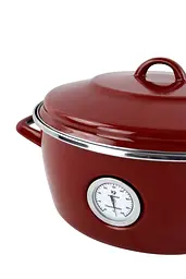 Каструля-жаровня Dutch Oven 26 см 5 л червона VITRINOR - мініатюра 3
