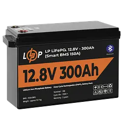 Акумулятор LP LiFePO4 12,8V - 300 Ah (3840Wh) (Smart BMS 200А) з BT пластик - мініатюра 4