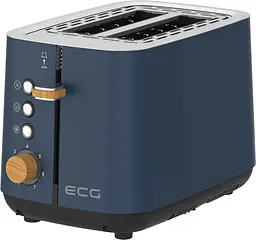 Тостер ECG ST 2768 Timber Petrol - мініатюра 3