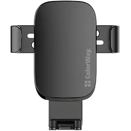 Універсальний автотримач ColorWay Metallic Gravity Holder 3 Black (CW-CHG14-BK)