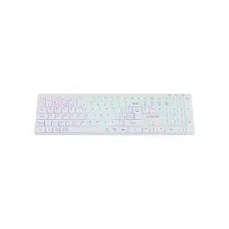 Клавіатура Canyon HKB-W11 Slim Dual Mode Wireless/Bluetooth RGB UA White (CNS-HBTK11W) - мініатюра 3