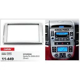 Перехідна рамка Hyundai Santa Fe Carav 11-449 - мініатюра 4