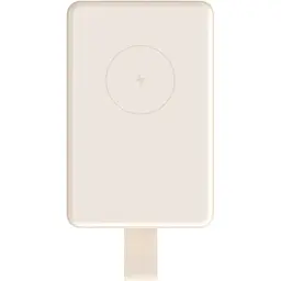 Бездротовий магнітний зовнішній акумулятор Xiaomi 6000mAh 15W Magnetic Power Bank (BHR9074GL) Beige - мініатюра 3