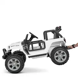 Дитячий електромобіль Джип Jeep Wrangler M 4282EBLR - мініатюра 5