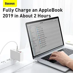 Кабель Baseus Cafule Metal USB-C to USB-C 100W 2m White (CATJK-D02) [71409] - мініатюра 7