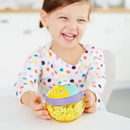 Контейнер для снеків Skip Hop Zoo Єдиноріг 220 мл бірюзовий з жовтим (252566) - мініатюра 5