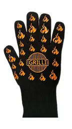 Термо рукавичка для гриля BBQ GRILLI Orange (888845) - мініатюра 3