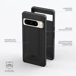 Оригінальний протиударний чохол UAG Scout для Google Pixel 8 Pro (6.7") Black 614319114040 - мініатюра 7