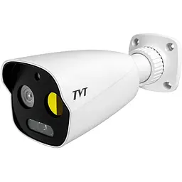 Тепловізійна IP-відеокамера TVT TD-5422E1-VT(7/PE) Thermal 256x192 f=7mm Optical 5Mp f=8mm (77-00315)