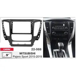 Перехідна рамка Mitsubishi Pajero Sport Carav 22-988 - мініатюра 5