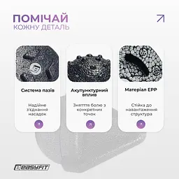 Набір масажерів для МФР EasyFit TriggerSet (4 шт.) - мініатюра 4
