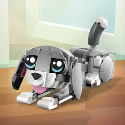 Конструктор LEGO Creator Грайливий кіт 407 деталей (31163) - мініатюра 7
