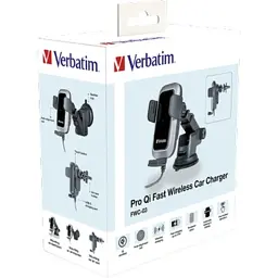 Універсальний автотримач Verbatim FWC-03 with Pro Qi Fast Wireless Car Charger (49554) - мініатюра 11