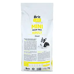 Сухий корм Brit Care GF Mini Adult Lamb 7 кг для дорослих собак мініатюрних порід (ягня) - мініатюра 3