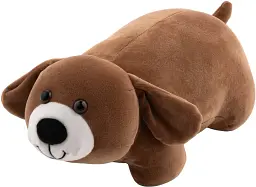 Подушка-трансформер для шиї Ardesto Travel Сute Dog 30х30 см коричнева (ART3035NEP) - мініатюра 7