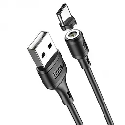 Магнітний кабель USB HOCO для зарядки чорний