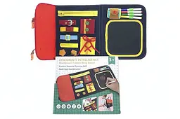 Розвиваюча іграшка TT997 "Рюкзак", тактильна, в коробці р.28x25x4 см