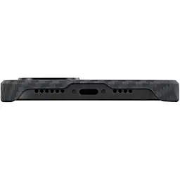 Чохол-накладка Pitaka MagEZ Case 3 Twill 1500D Black/Grey для iPhone 14 (KI1401) - мініатюра 5