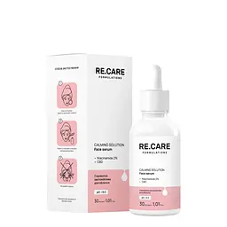 Сироватка для обличчя заспокійлива Re.Care Calming Solution Face Serum з ніацинамідом 30 мл
