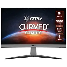 Монітор вигнутий 23.6" MAG 242C, Black, VA, 1920x1080 (16:9) MSI teh0028042