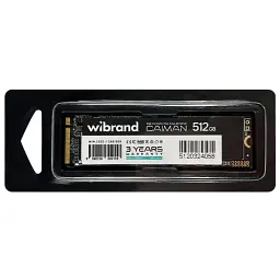 SSD Wibrand Caiman 512GB NVMe 2280 PCIe 3.0 3D WIM.2SSD/CA512GB - мініатюра 3