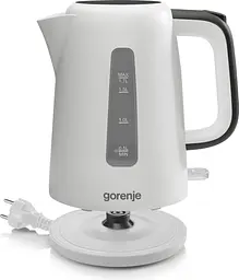 Электрочайник Gorenje 1.7 л Strix контроль пластик белый kuh0015379 - миниатюра 6