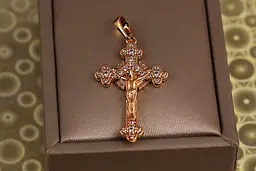 Хрестик Xuping Jewelry Світло Християнства 3,2 см золотистий