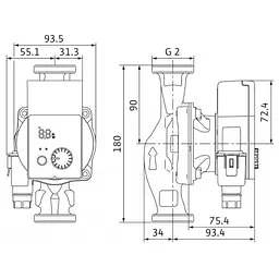 Циркуляційний насос Wilo Yonos PICO 30/1-4 (4215519/ст.4164015) - мініатюра 2