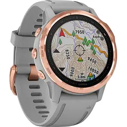 Спортивний годинник Garmin Fenix 6S Rose Gold-tone with Powder Gray Band (010-02159-21/20) - мініатюра 3