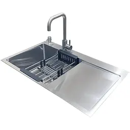 Комплект мийка + змішувач Romzha Caravela 78L (B)