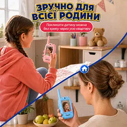 Відео Рації Дитячі з Відео 2 шт Walkie Talkie відеорація із камерою, фото, чатом та зміною голосу іграшкові рації для дітей 2 шт з USB - мініатюра 8