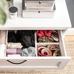 Органайзер з відділеннями IKEA білий для шухляд та полиць, 20×34×10 см - мініатюра 6