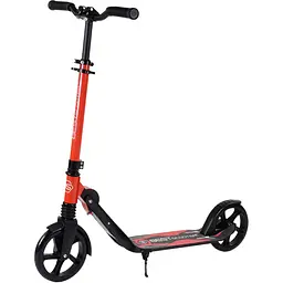 Самокат Best Scooter складаний 45х13х80-100 см Чорно-червоний 000231405