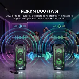 Портативна колонка Sharp PS-931 XParty Sing Party - мініатюра 2